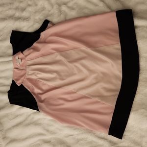 New York and Company pink and black top, Size L